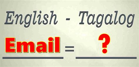 email in tagalog brainly|what is email address in tagalog .